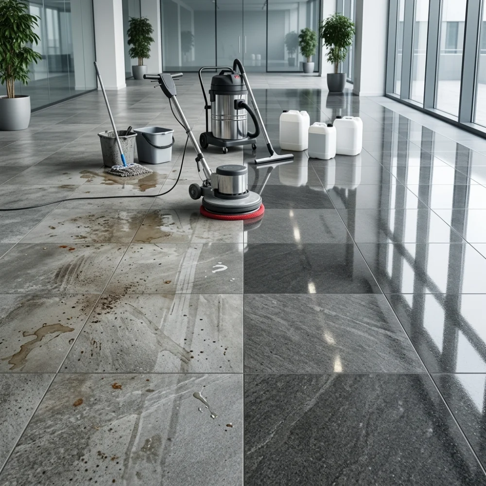 Sgrossi e trattamenti professionali dei pavimenti